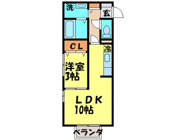 エスタシオン浅川の物件間取画像